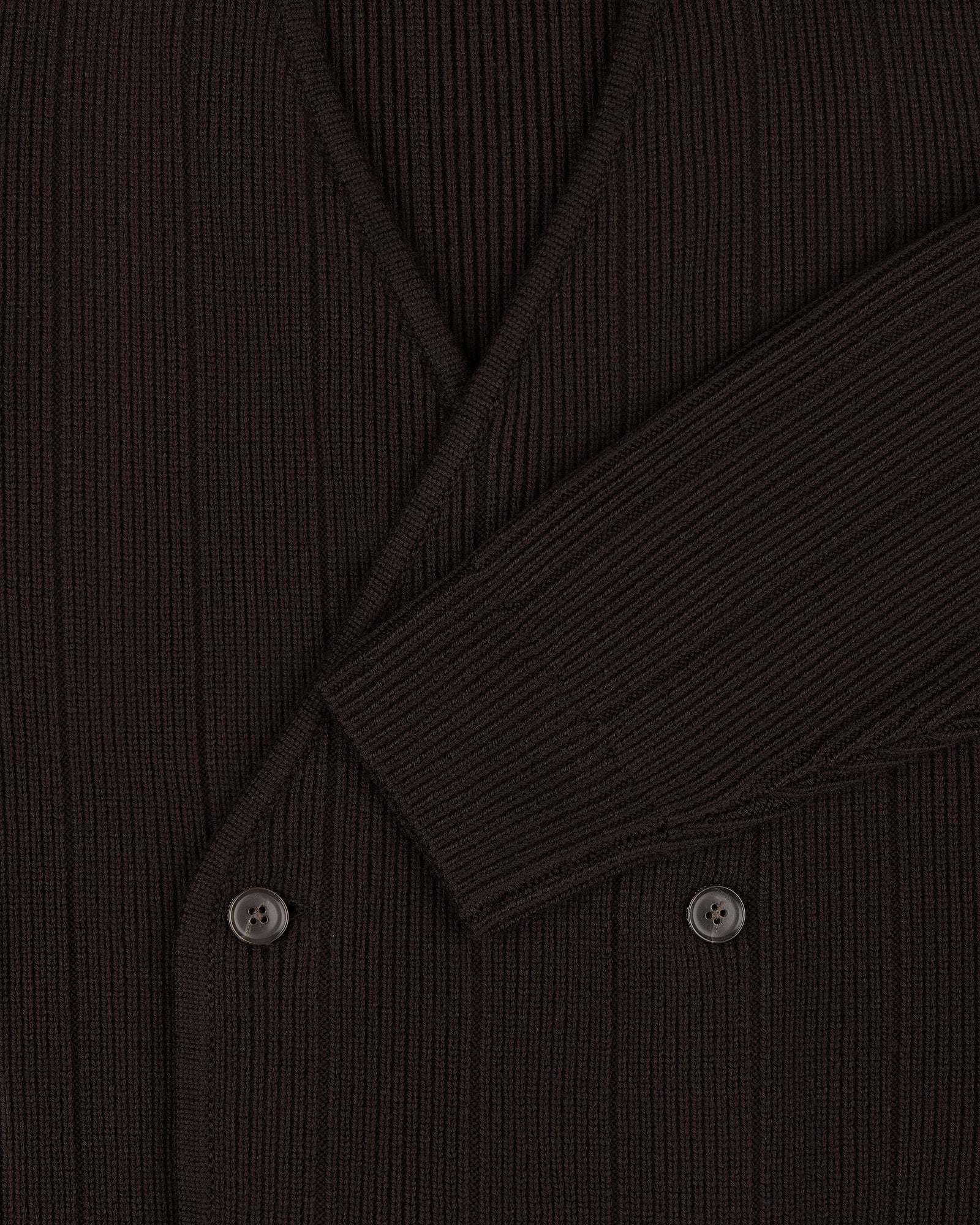 Double-Breasted Merino     Cardigan