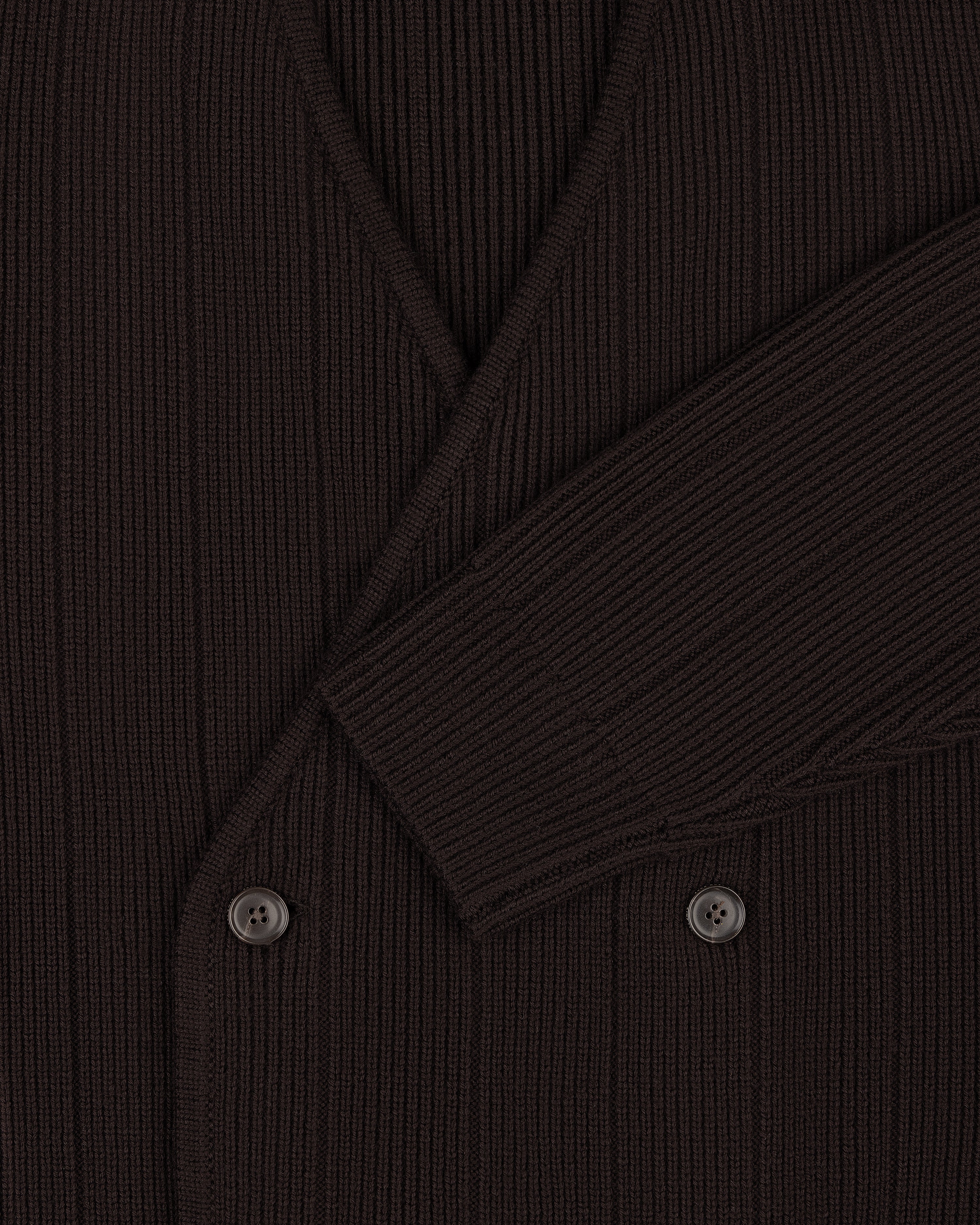 Double-Breasted Merino     Cardigan