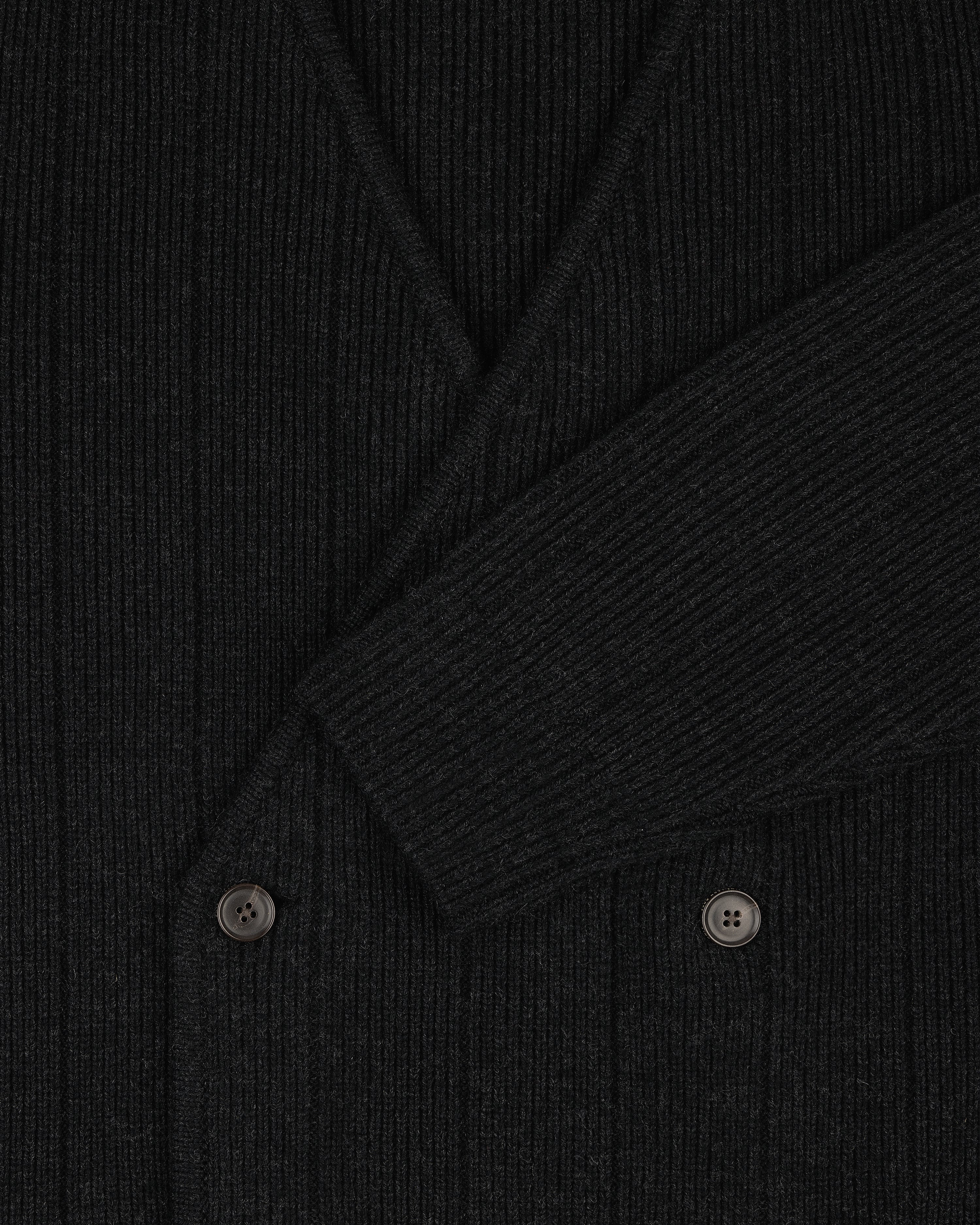 Double-Breasted Merino     Cardigan