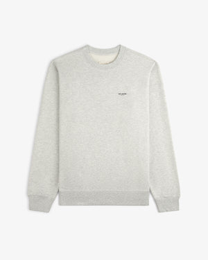 Micro   Logo  Crewneck   Sweatshirt
