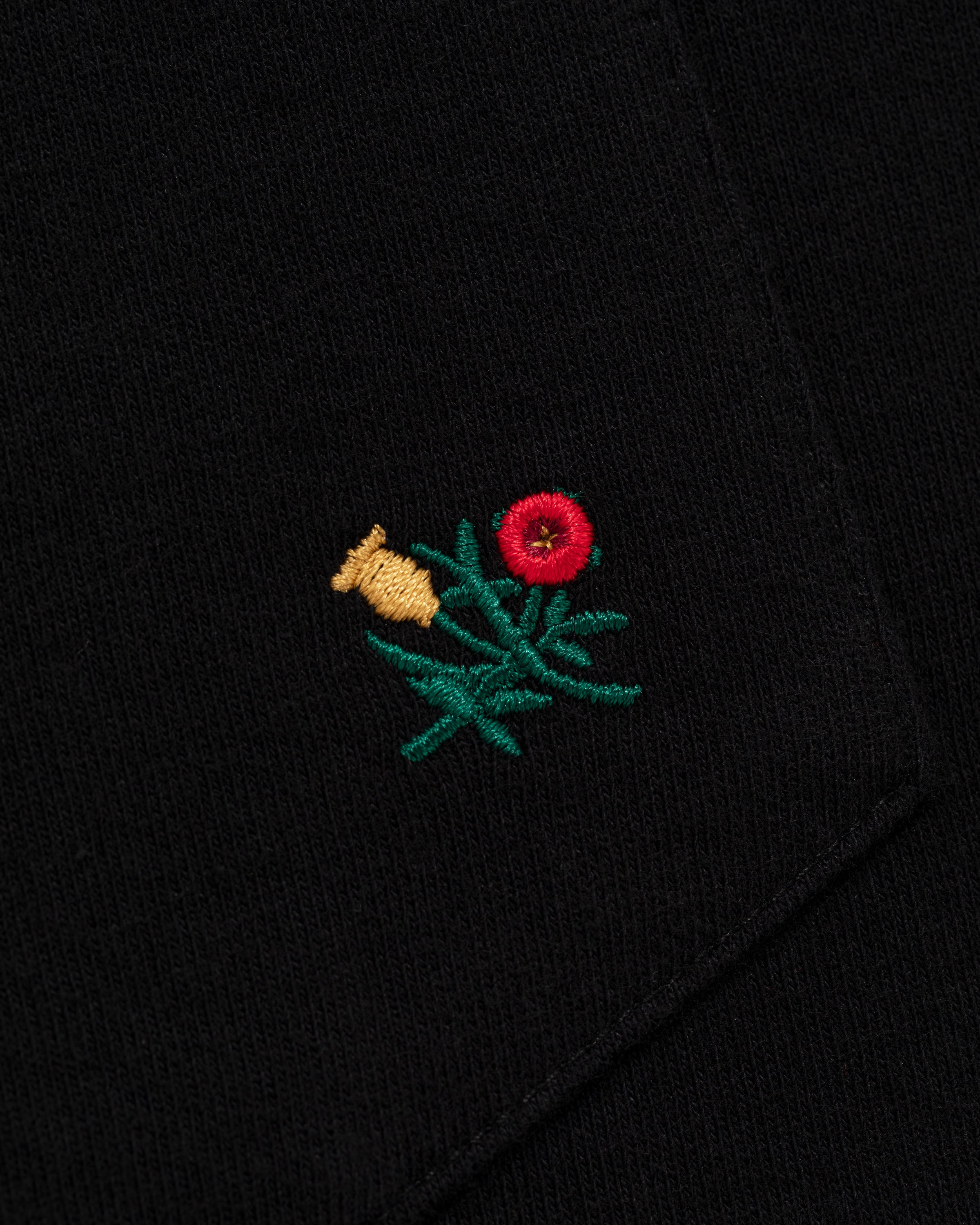 Long-Sleeve Crest Pocket Tee