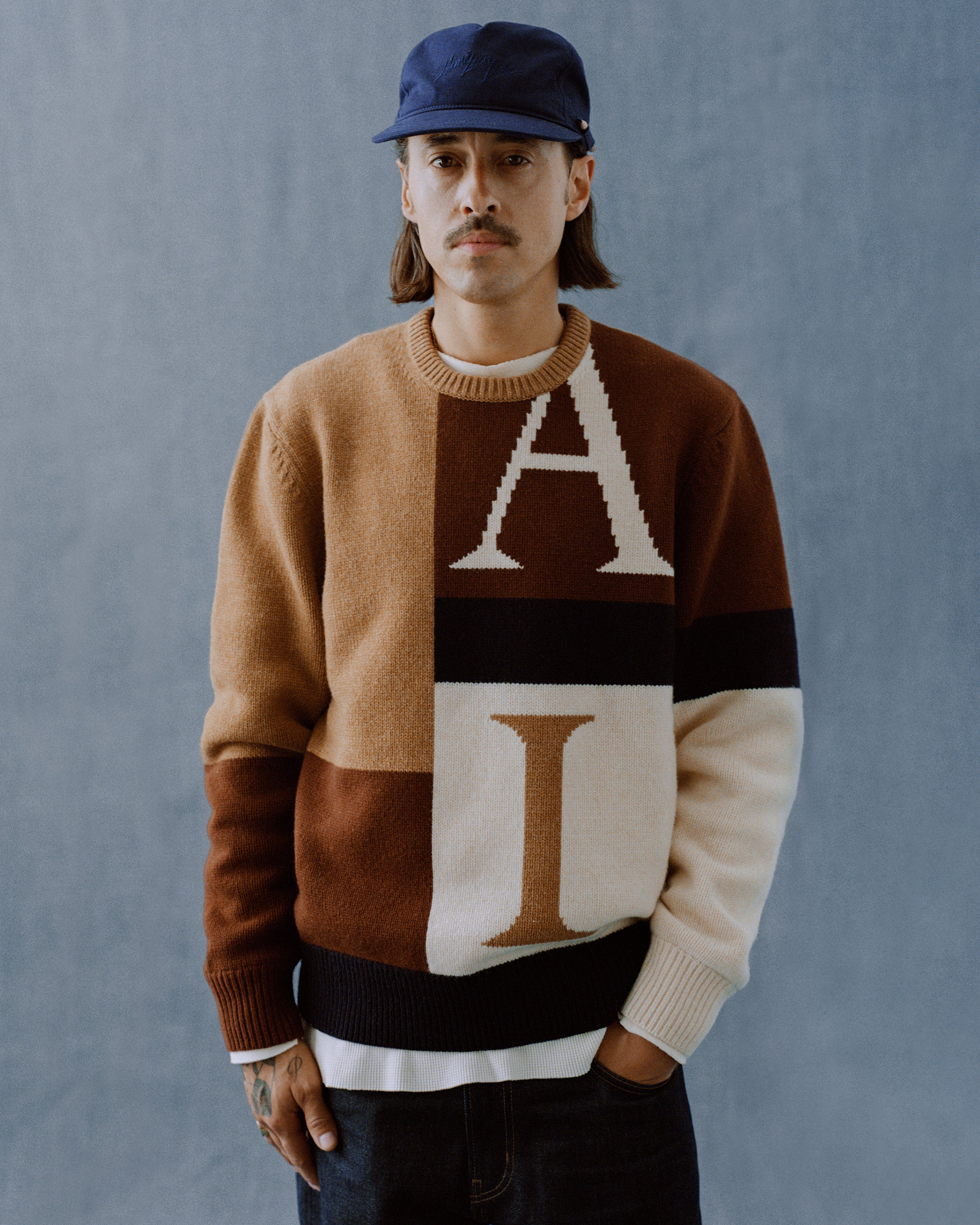 ALD / Franck Pellegrino Colorblock Sweater