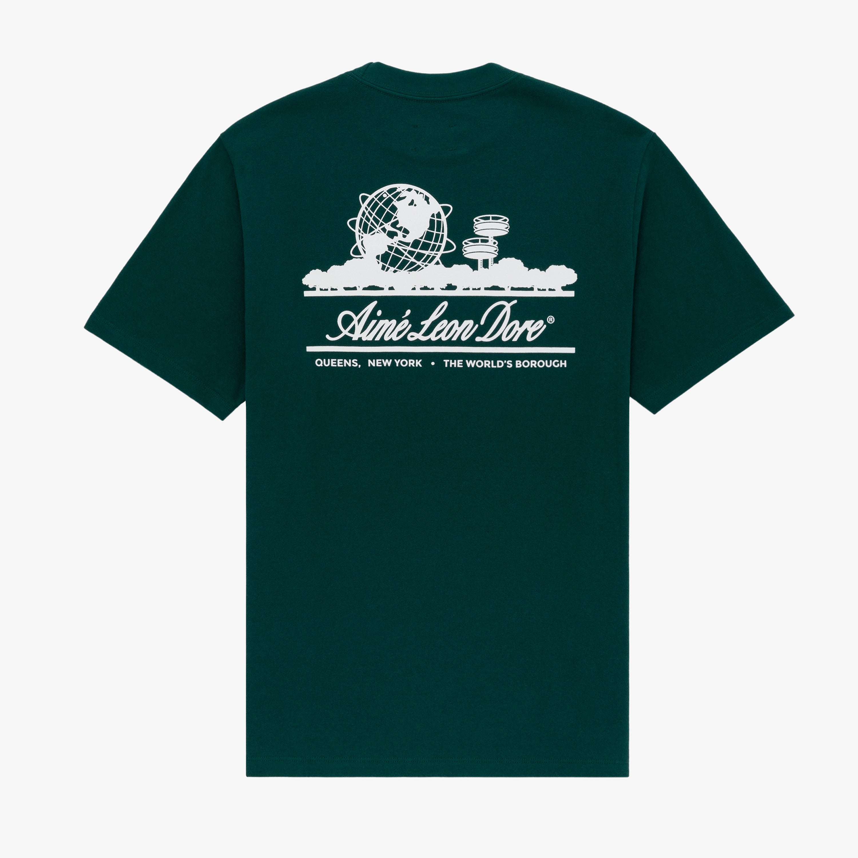 AIME LEON DORE Tシャツ GREEN UNISPHERE XL