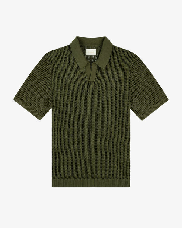 Mesh Knit Polo