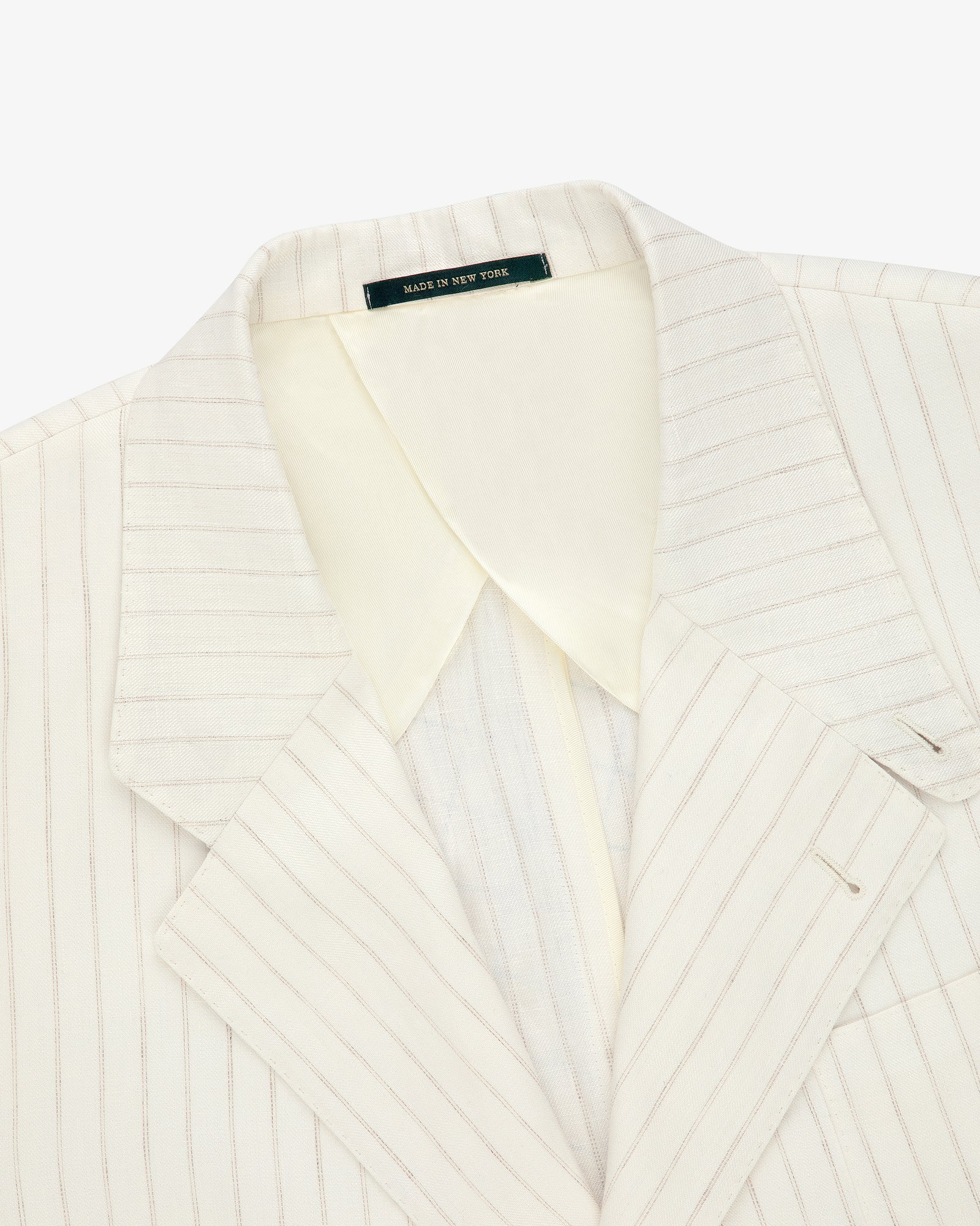 Striped Linen Suit Jacket