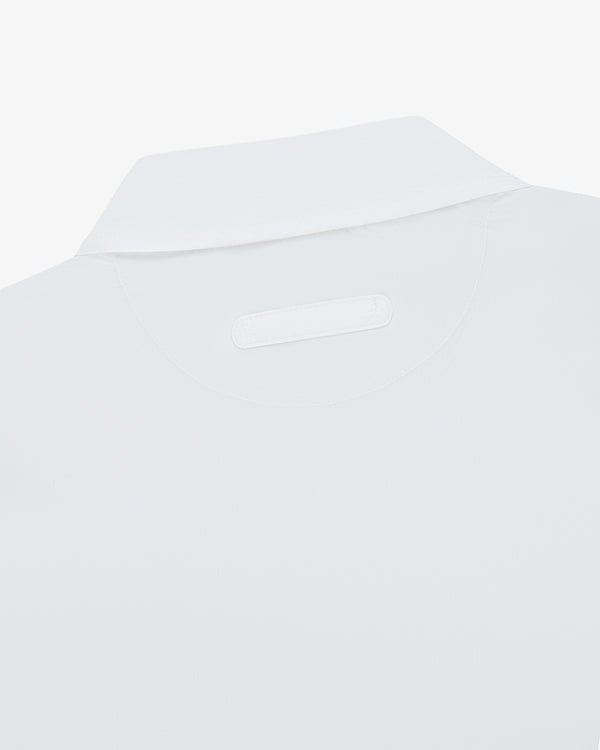 Close-up of the back of the Colorblock Sport Shirt, showing a small horizontal loop below the collar.