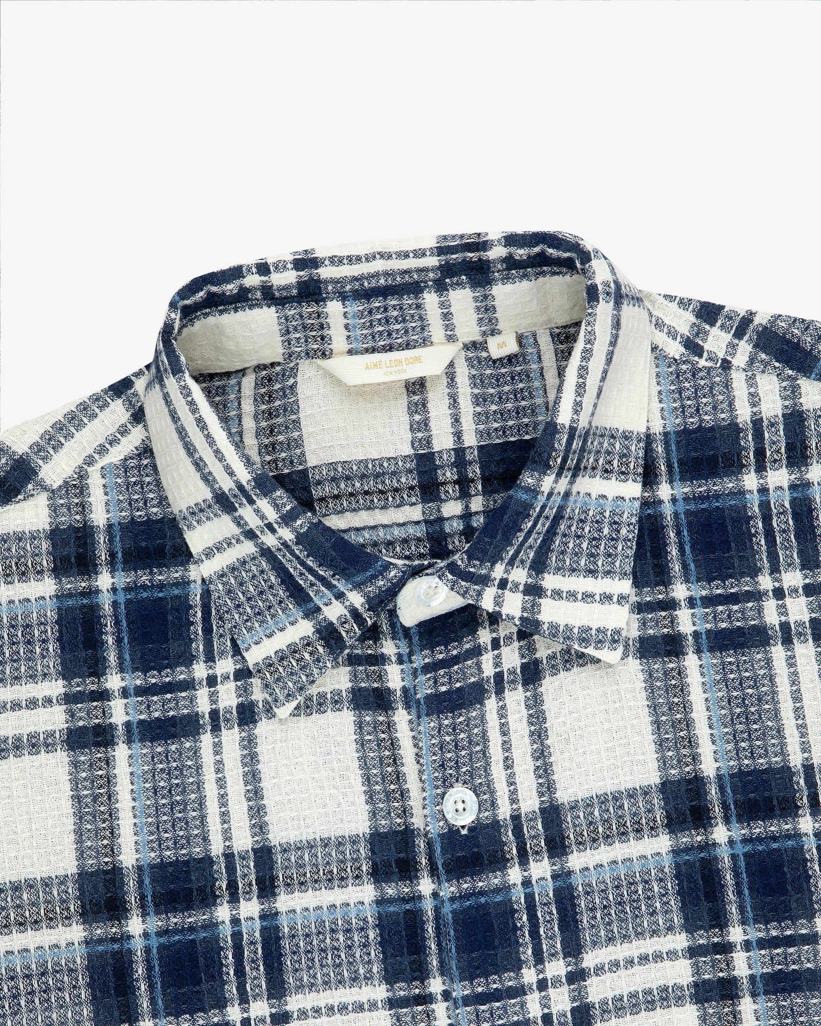 Plaid    Waffle  Deck  Shirt