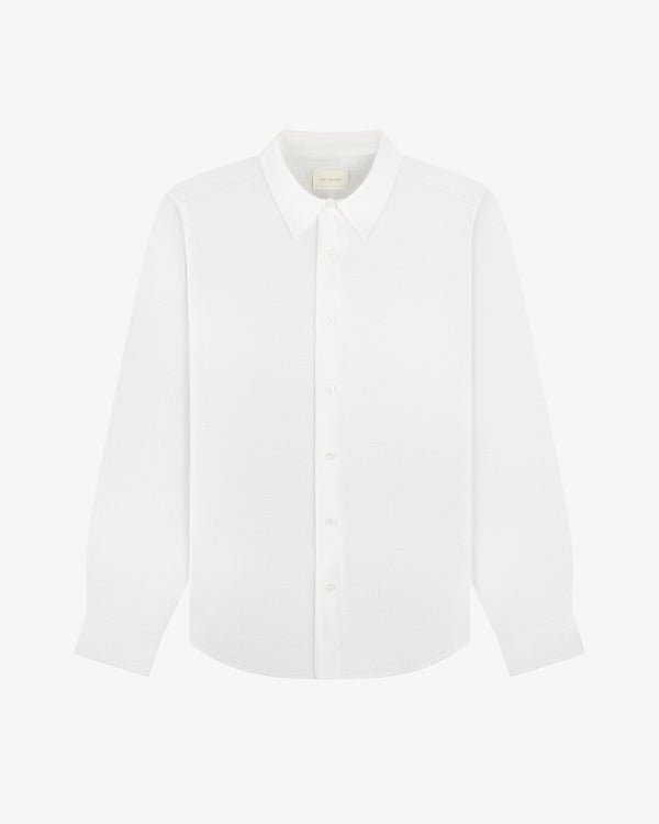Long-Sleeve Linen Shirt