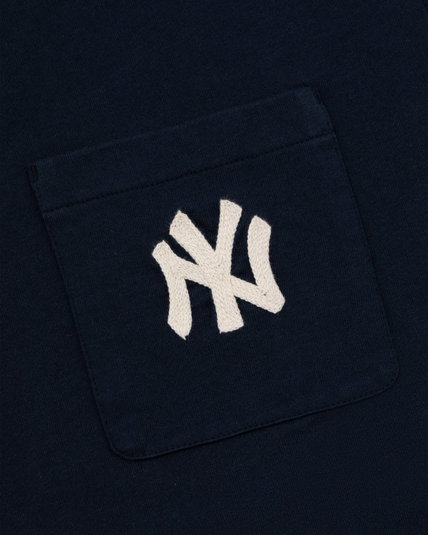 Yankees Chainstitch Pocket Tee