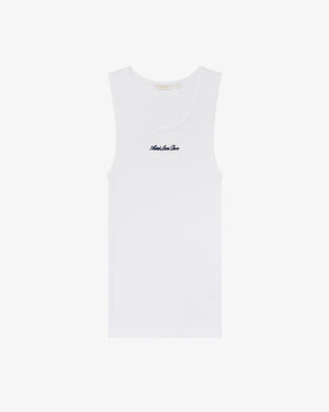 Embroidered Logo Tank   Top