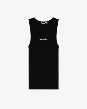 Embroidered Logo Tank   Top