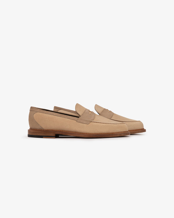Suede Queens Crest Loafer
