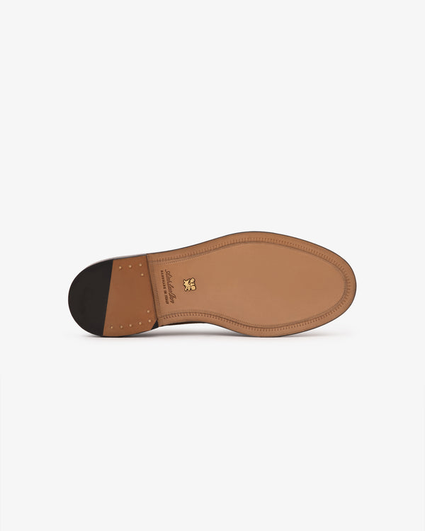Suede Queens Crest Loafer