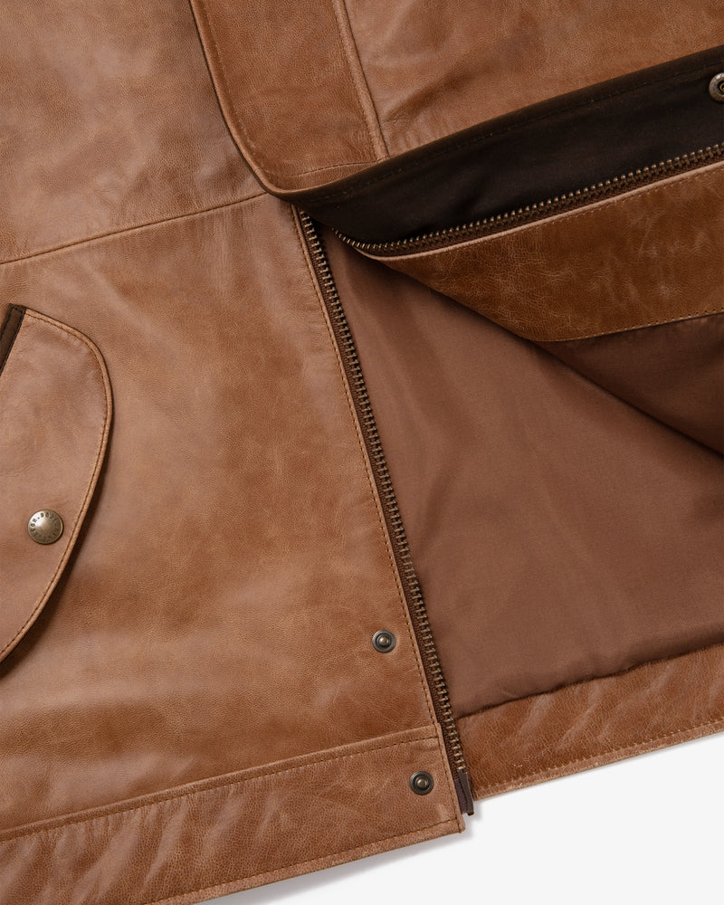 Leather Aviator Jacket