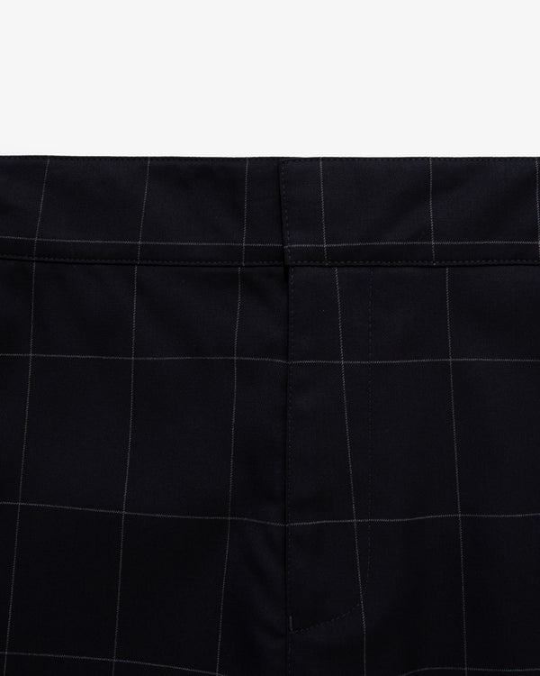 Windowpane Elasticated Waist Suit Trouser