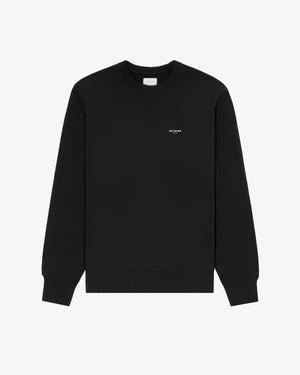 Micro   Logo  Crewneck   Sweatshirt