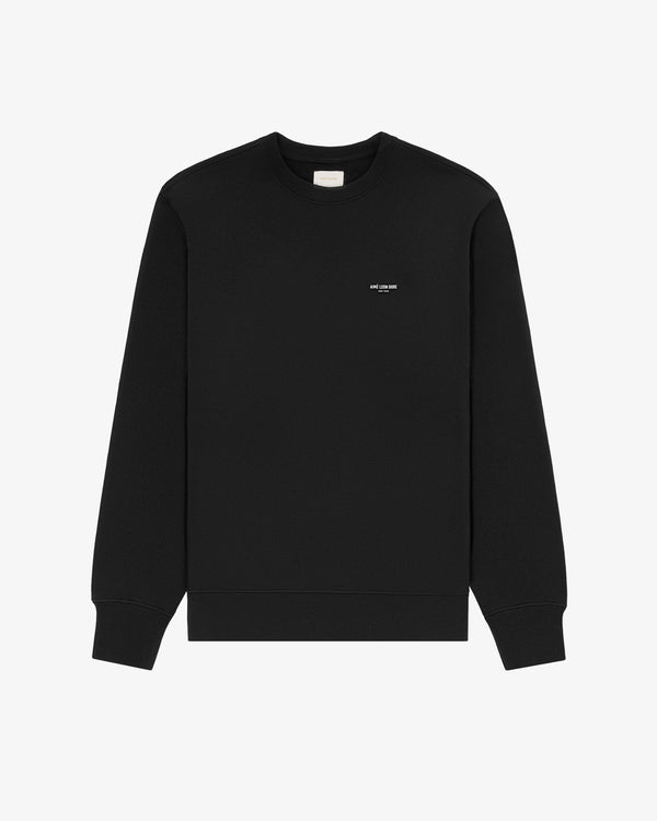 Micro   Logo  Crewneck   Sweatshirt