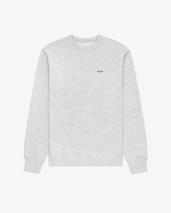 Micro   Logo  Crewneck   Sweatshirt