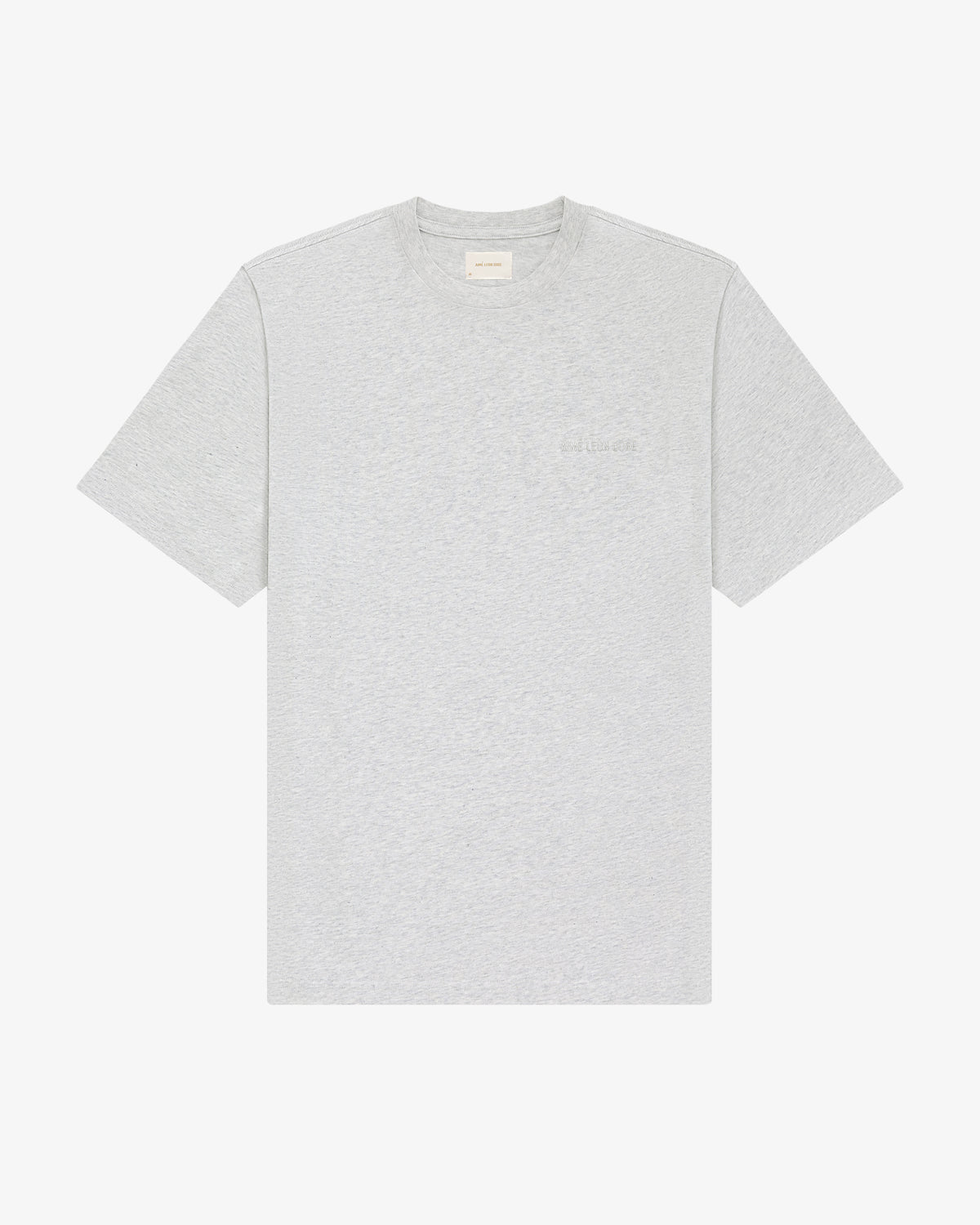 Tonal Logo Tee in light gray with short sleeves and a crew neck, shown on a white background.