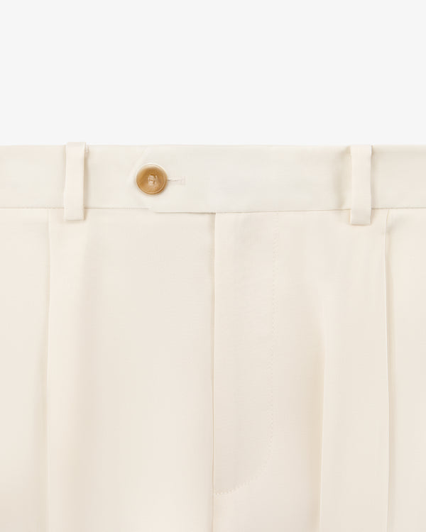 Single-Pleated    Gabardine    Trouser