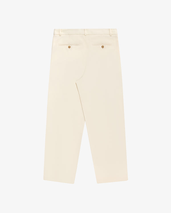 Single-Pleated    Gabardine    Trouser