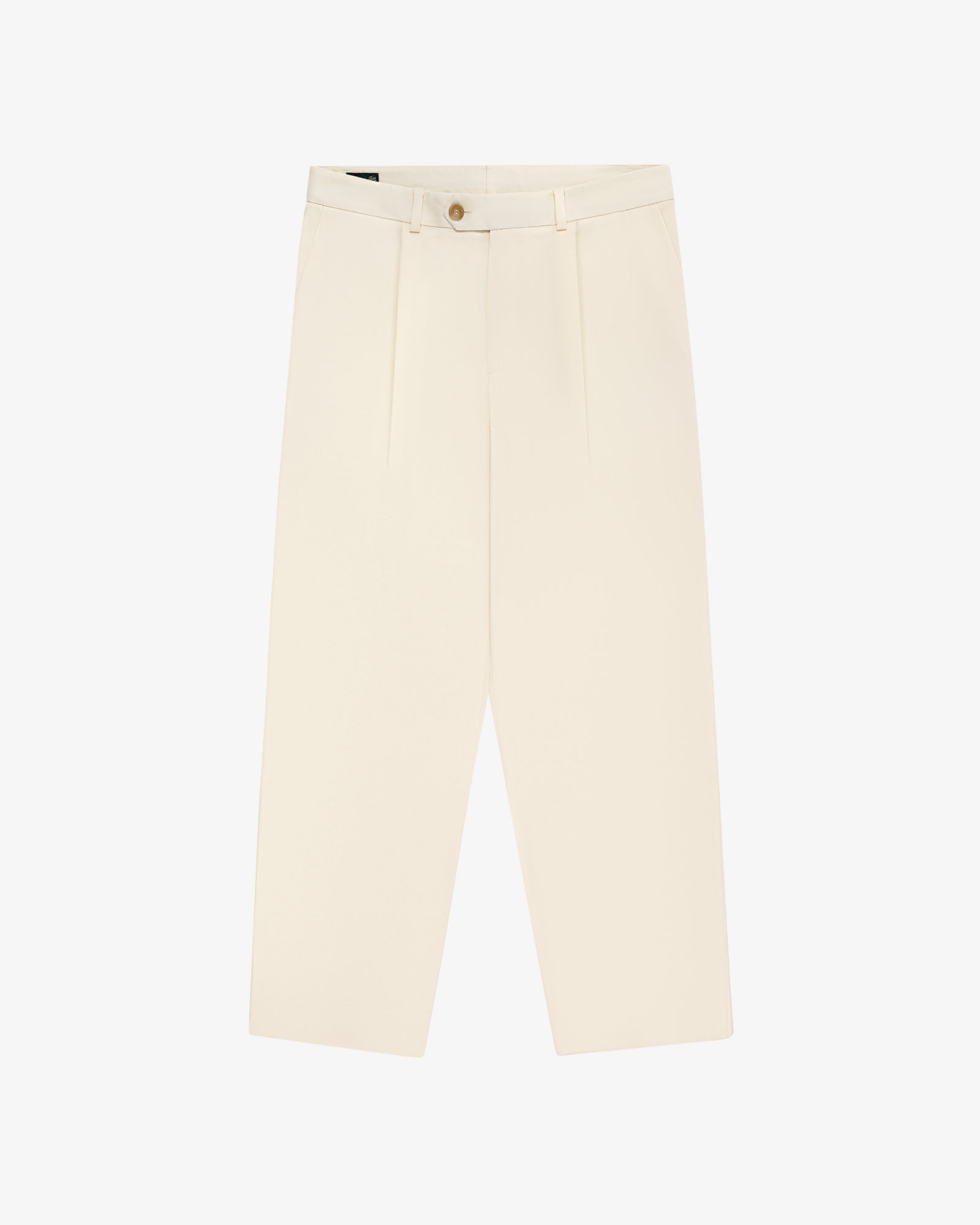 Single-Pleated    Gabardine    Trouser