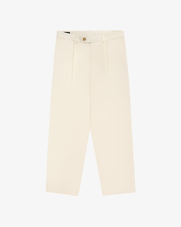 Single-Pleated    Gabardine    Trouser