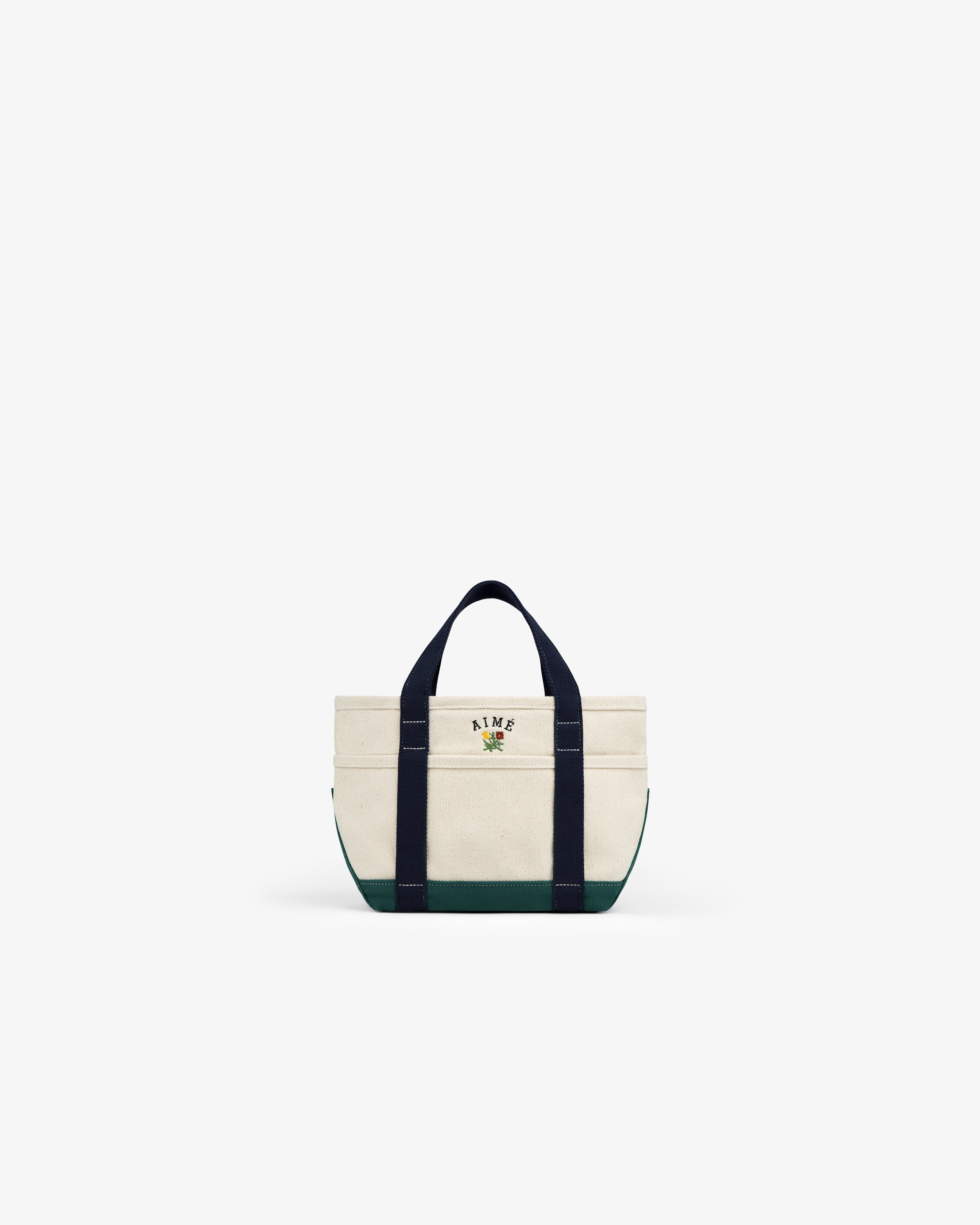Mini Crest Contrast Tote Bag