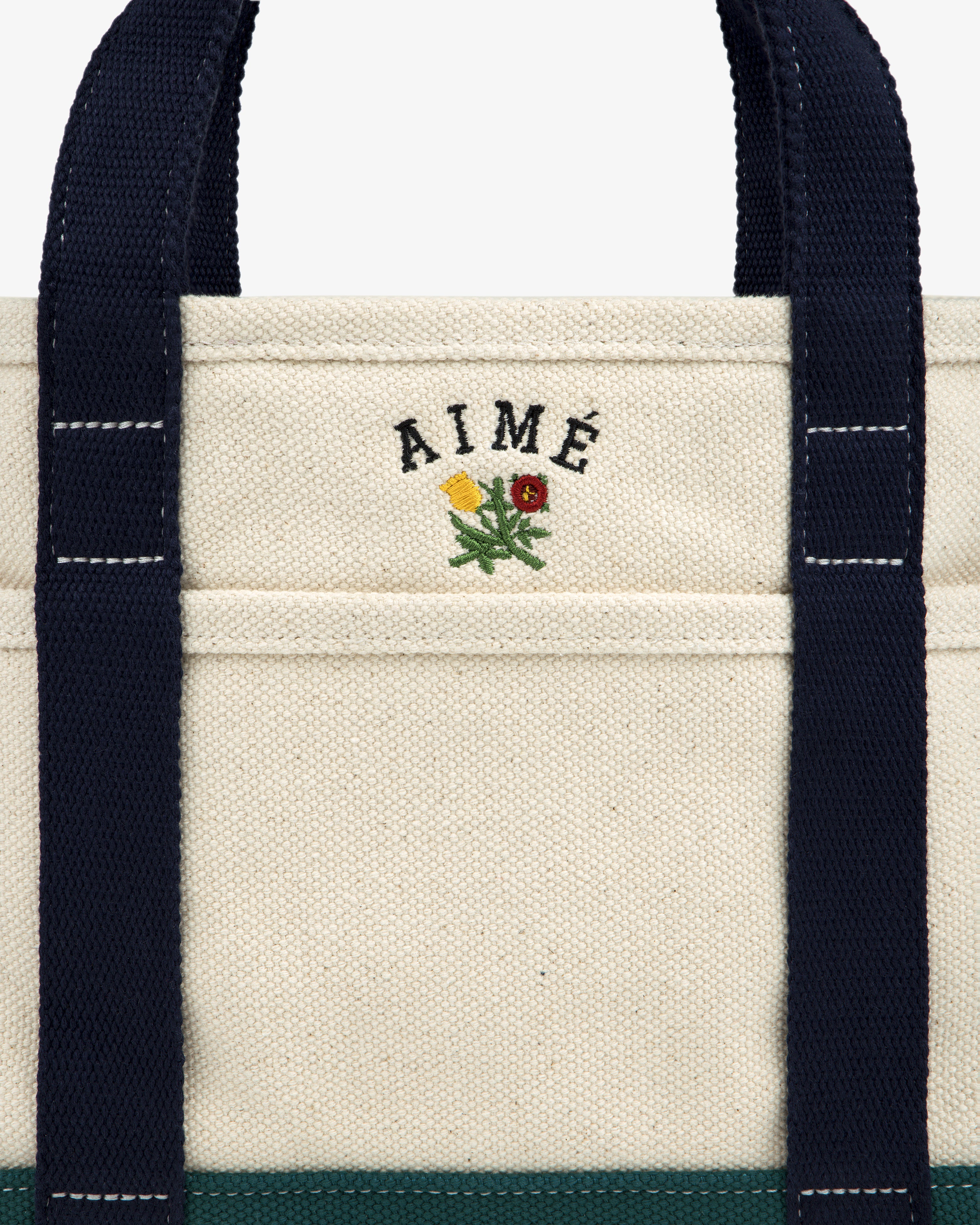 Mini Crest Contrast Tote Bag