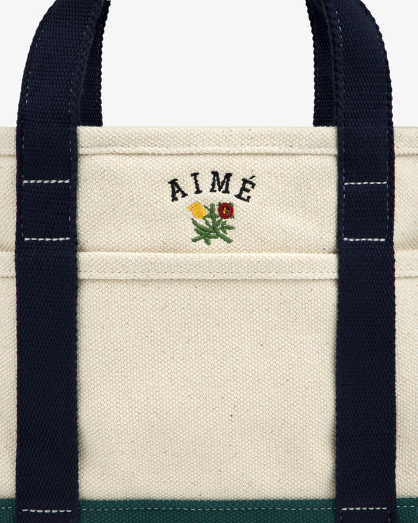 Mini Crest Contrast Tote Bag