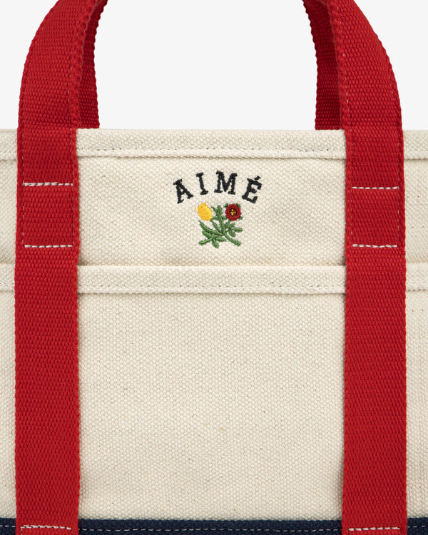Mini Crest Contrast Tote Bag
