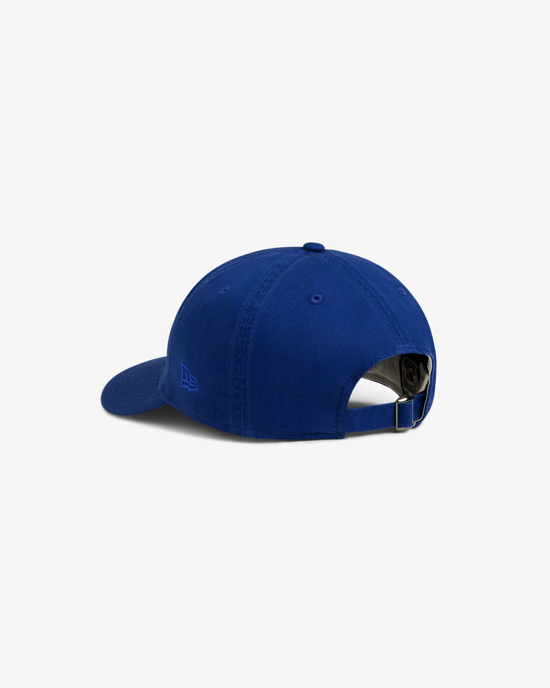 The ALD / New Era Mets Retro Fit Hat in royal blue features a curved brim and adjustable back strap.