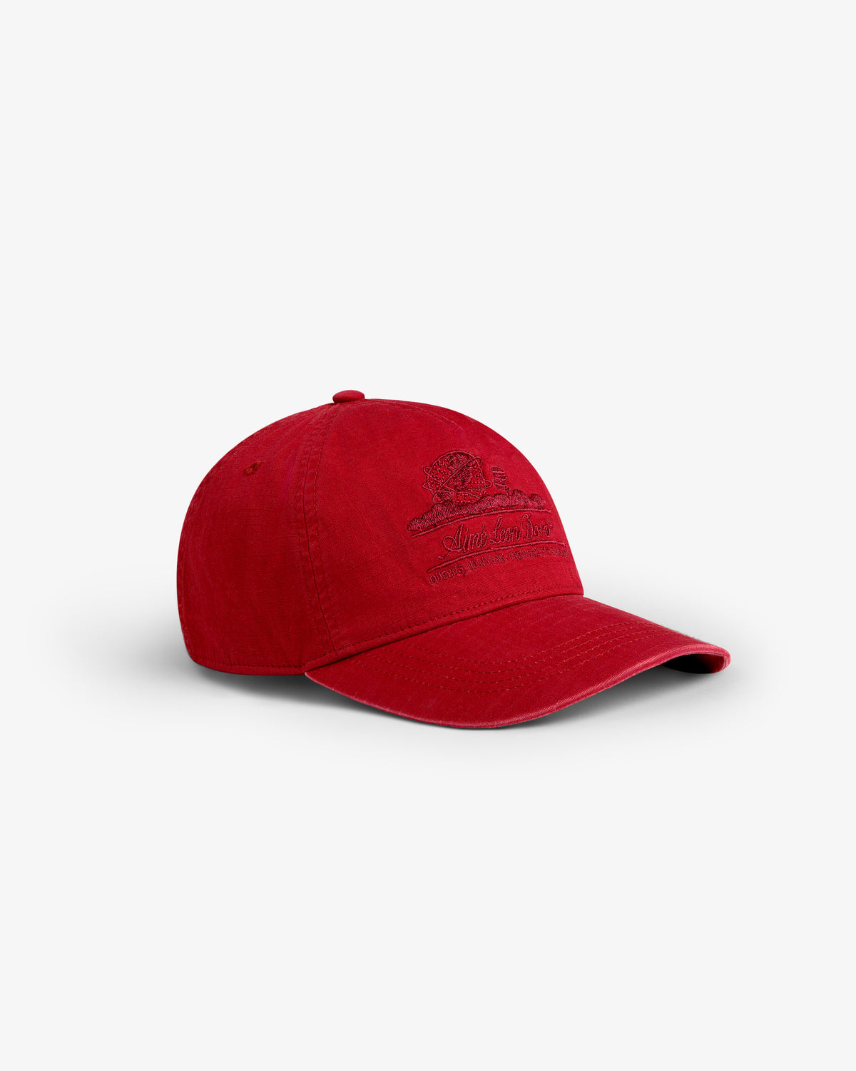 Sun Faded Unisphere Hat with curved brim and subtle front logo, shown on a white background.