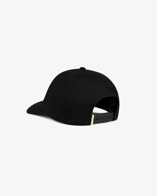 Fassianos Graphic Hat shown from the back, featuring an adjustable strap and a curved brim.