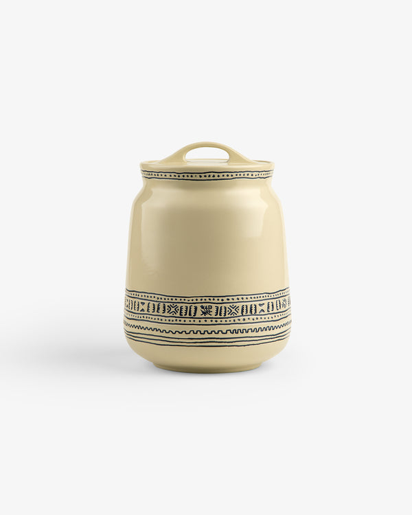 Textile Patterned Treat Jar