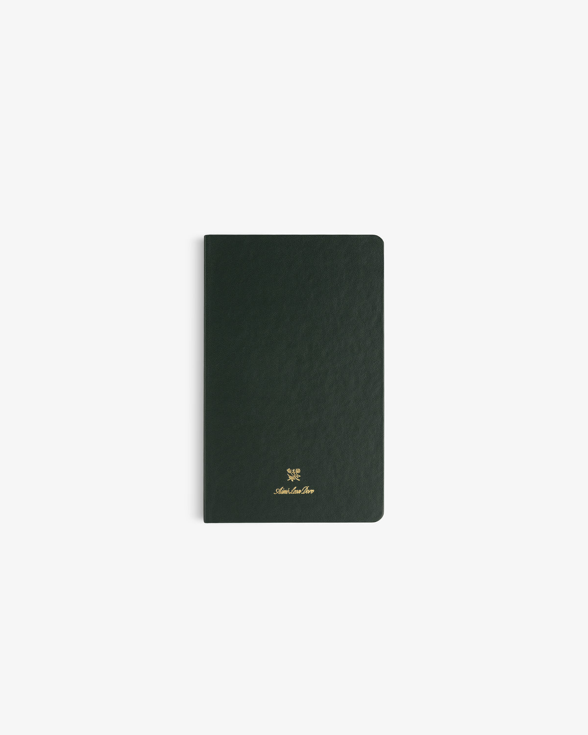 The Crest Sketchbook is a slim, dark green notebook with gold text and logo on the cover, shown on a white background.