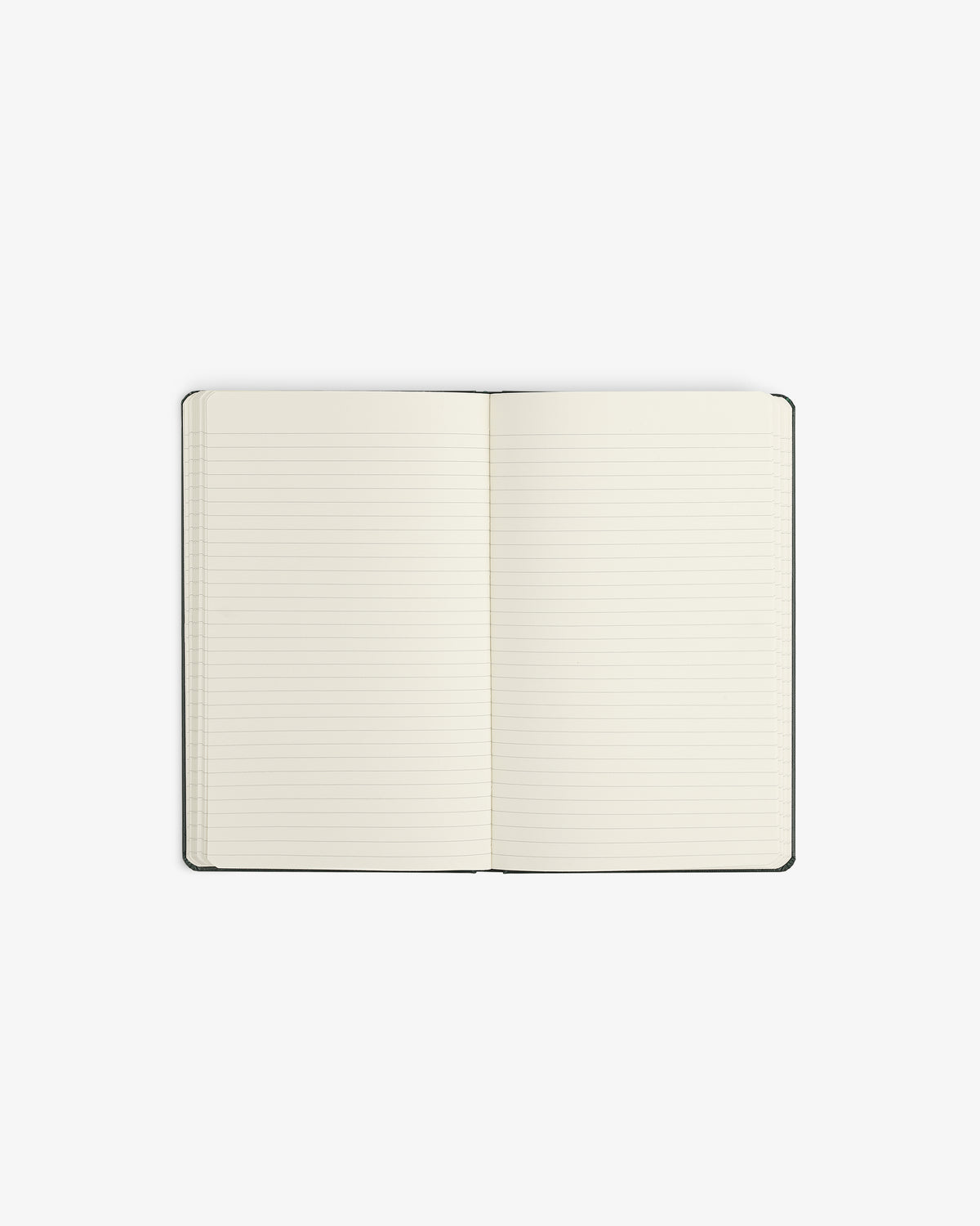 Crest Sketchbook with lined, blank pages displayed open on a white background.