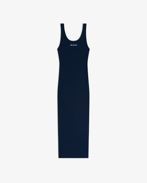 Embroidered Logo Tank Dress