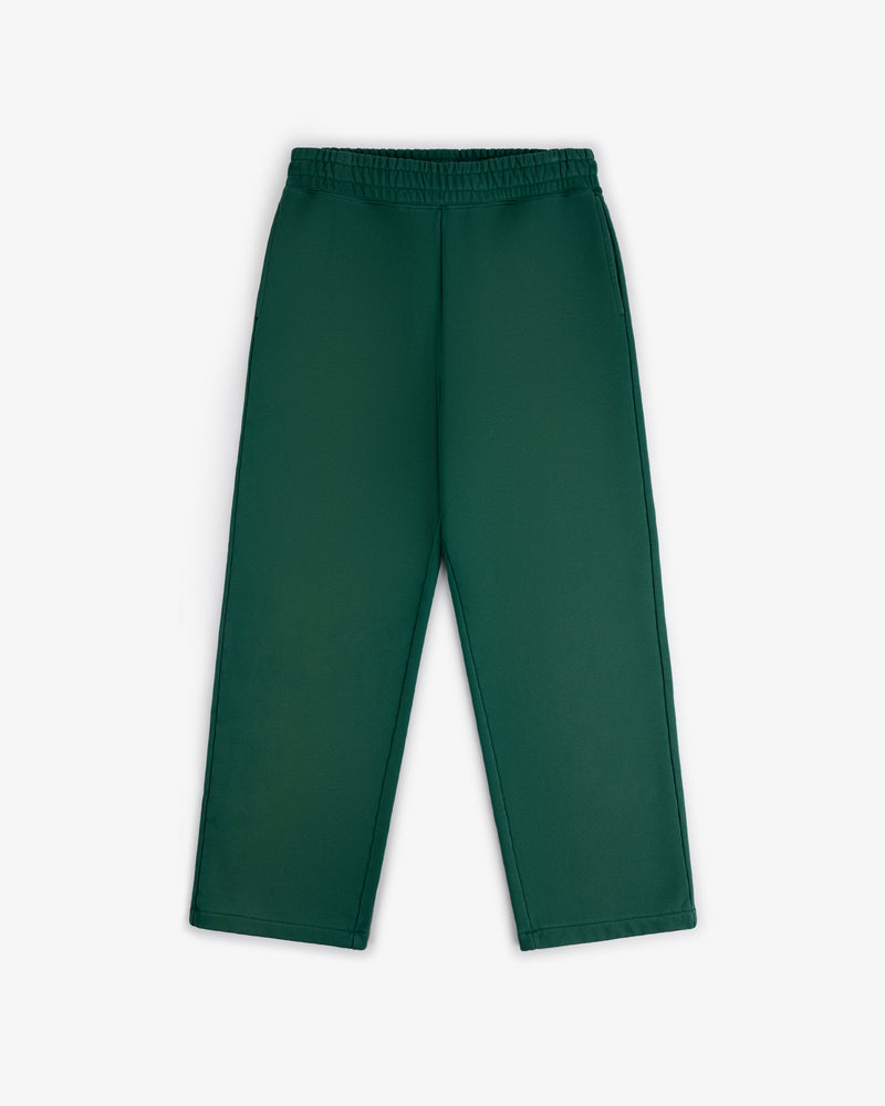 Sun Faded Sweatpants with an elastic waist laid flat on a white background.