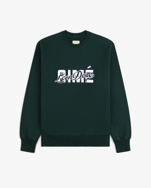 Overlay Logo Crewneck Sweatshirt