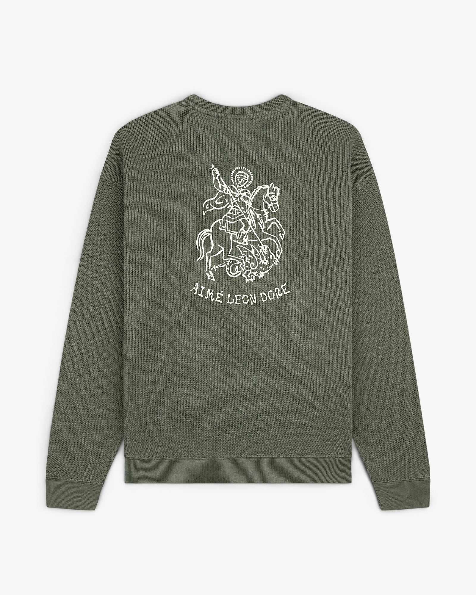 Saint George Piqué Crewneck Sweatshirt – Aimé Leon Dore EU