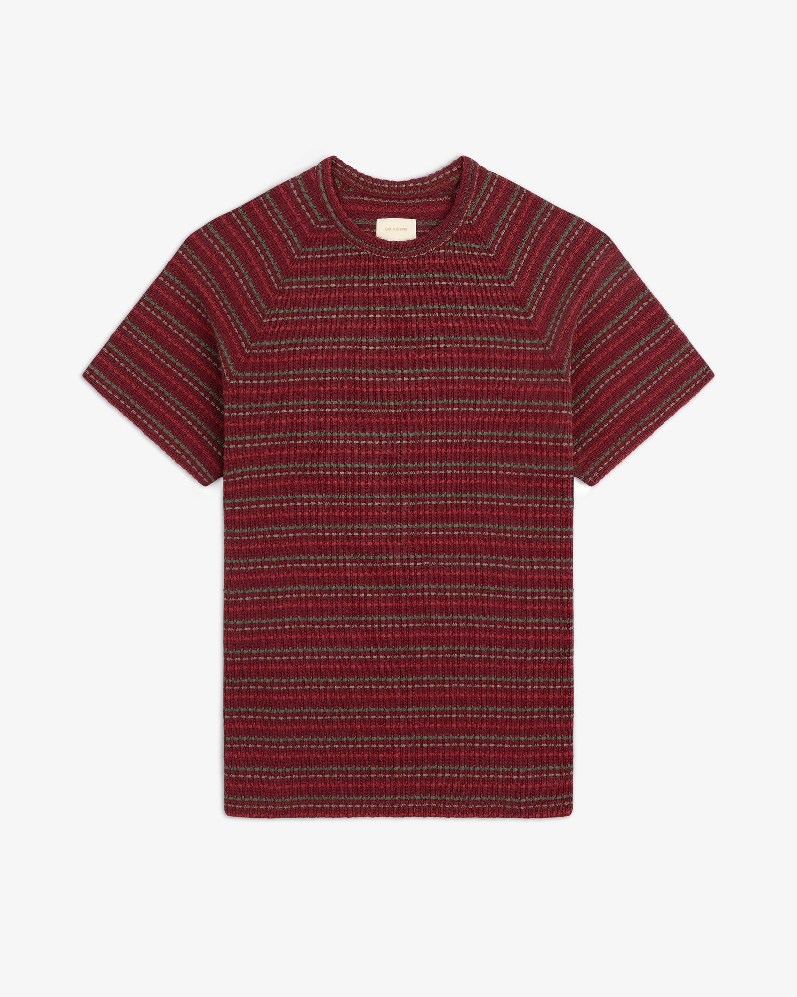 Jacquard Striped Tee – Aimé Leon Dore EU