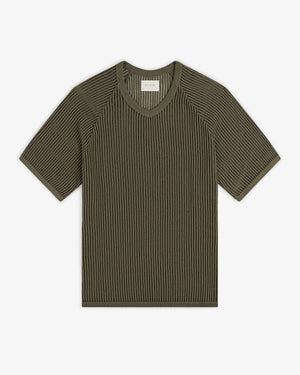 Mesh V-Neck Tee