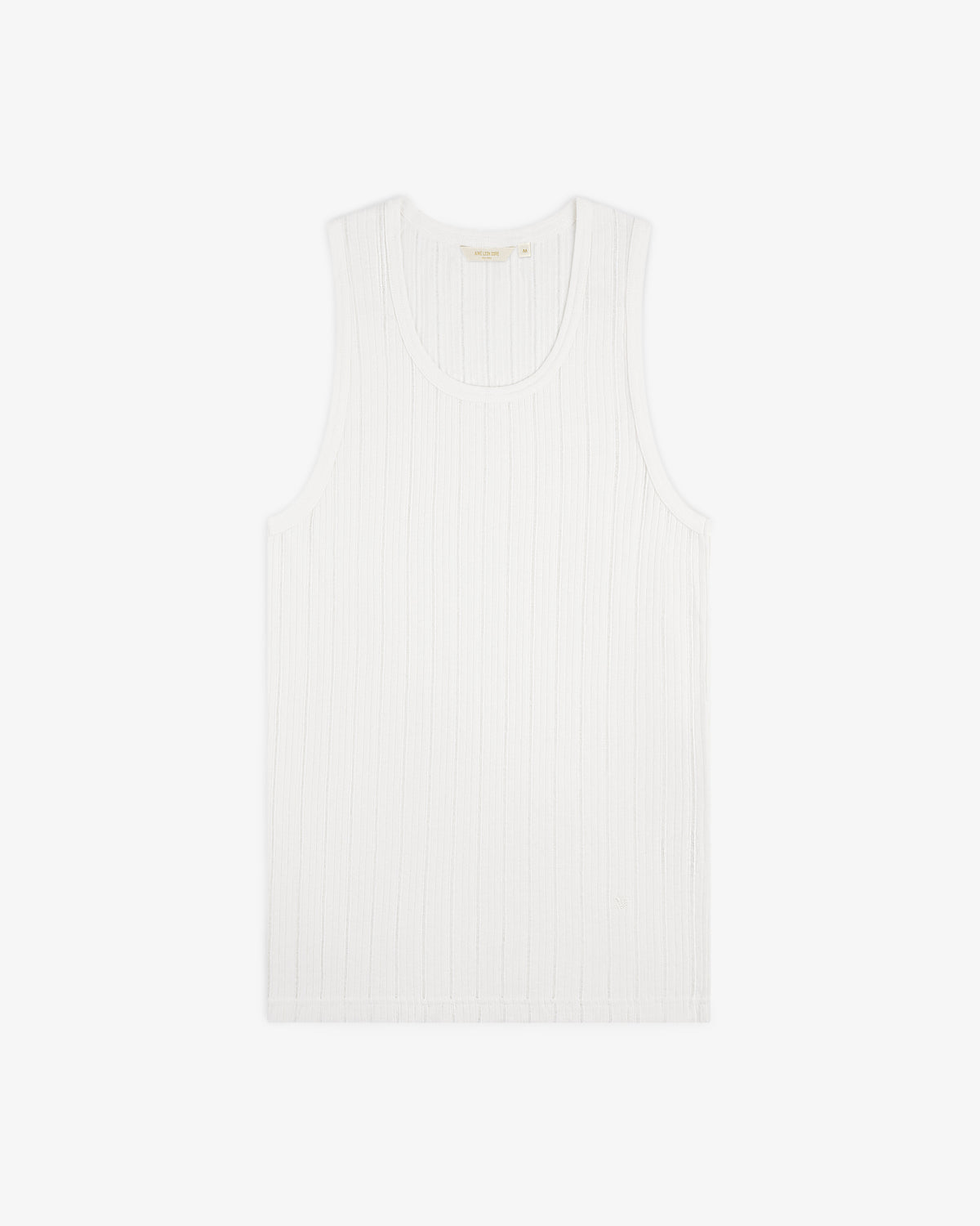 Drop Needle Tank Top laid flat on a white background.