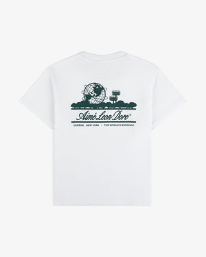 Cropped Aloe-Blend Unisphere Tee