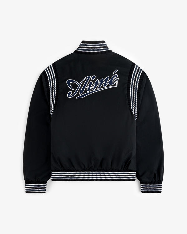 Reversible Knit Bomber Jacket