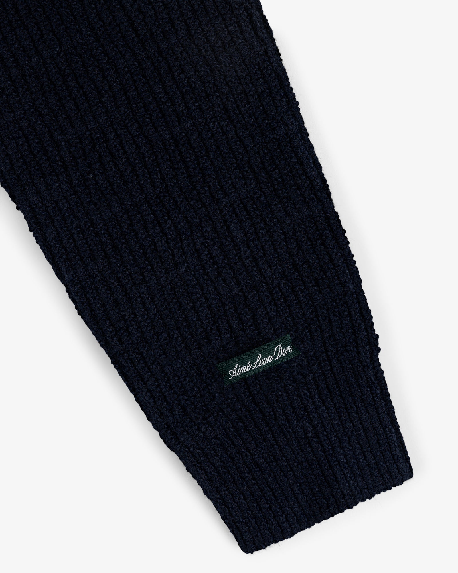 Long-Sleeve Boucle Polo