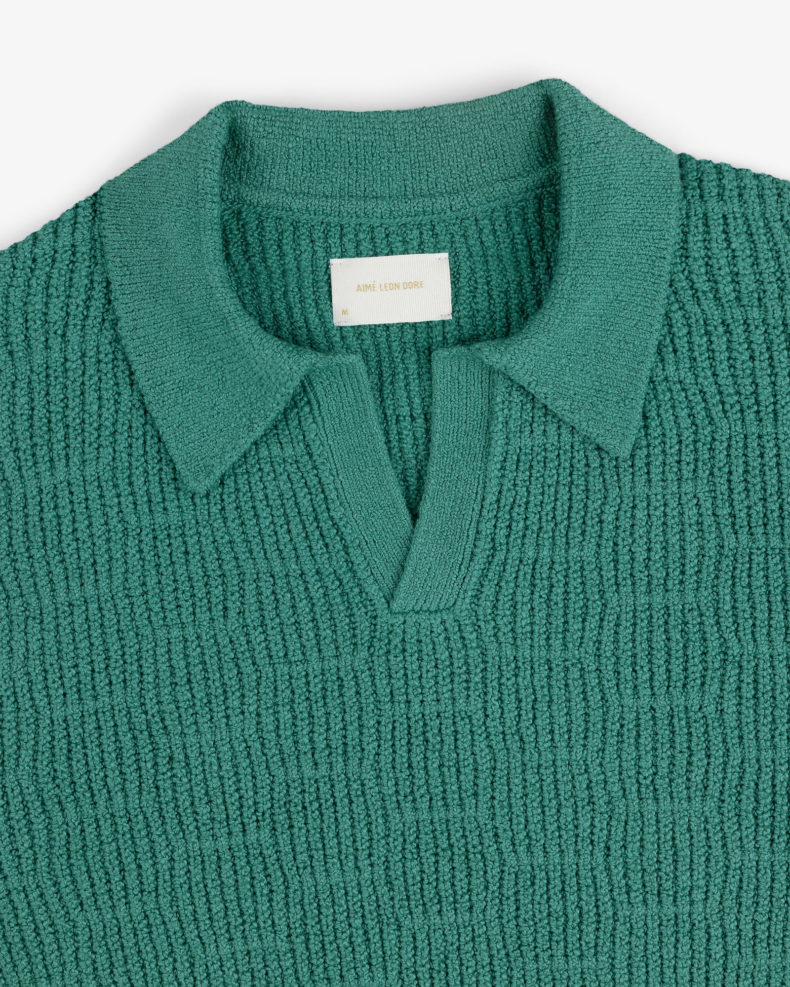 Long-Sleeve Boucle Polo