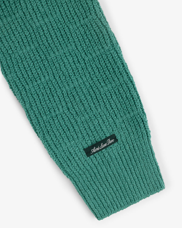 Long-Sleeve Boucle Polo