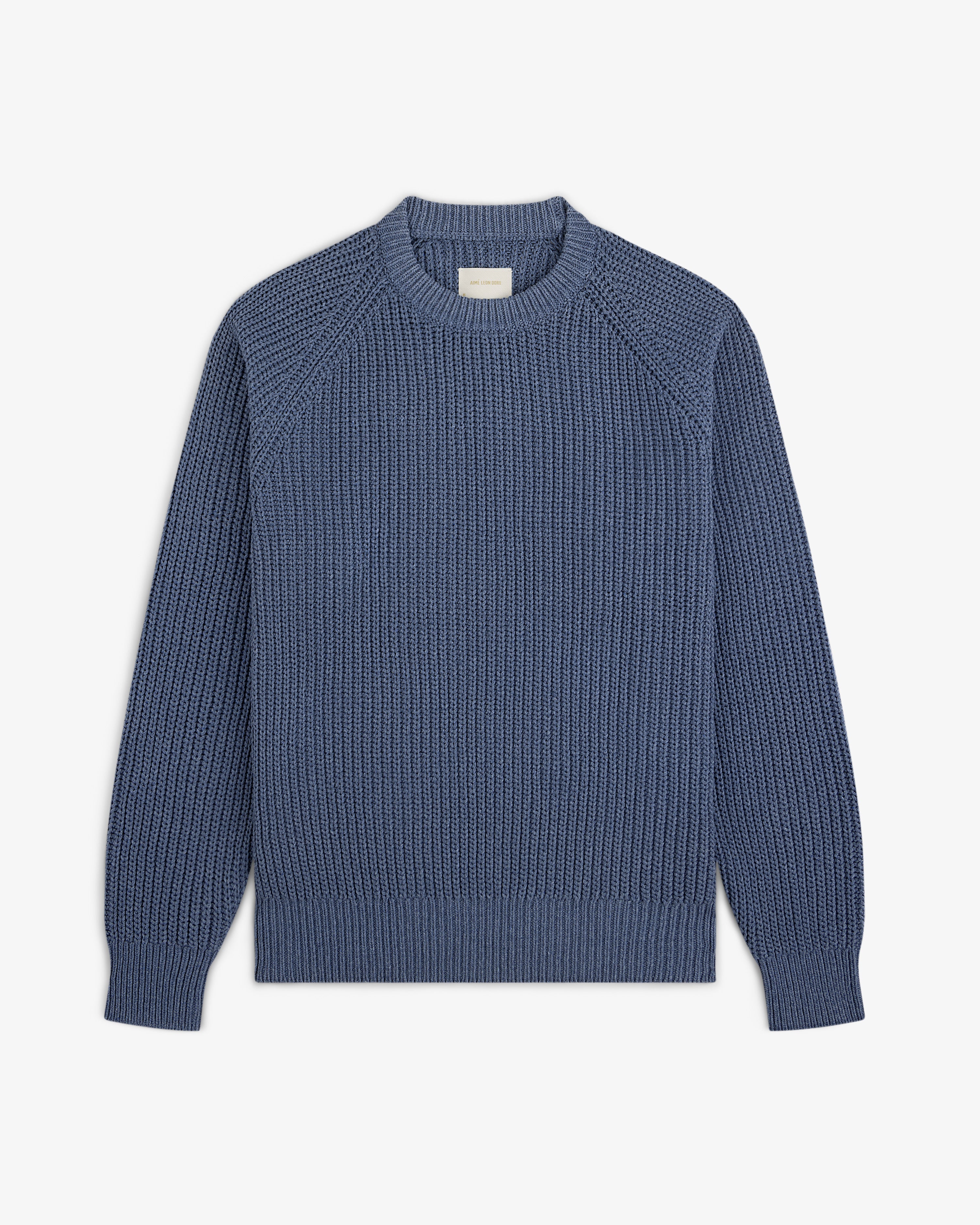 Knit Denim Crewneck Sweater – Aimé Leon Dore EU